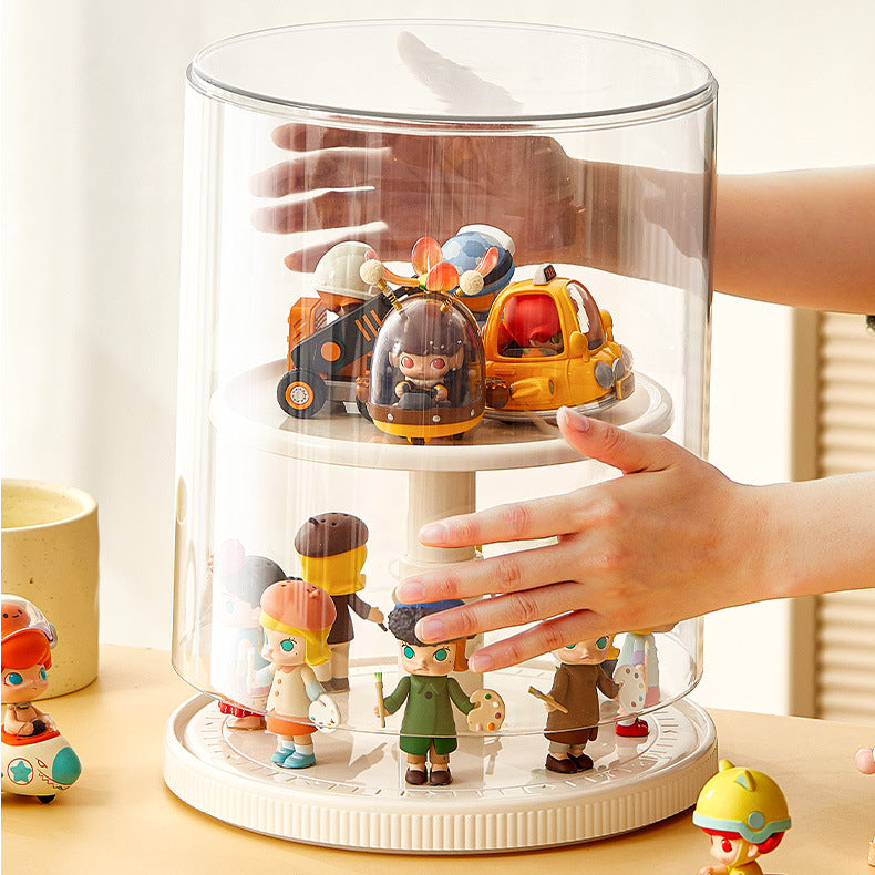 Height Adjustable Rotating Display Box