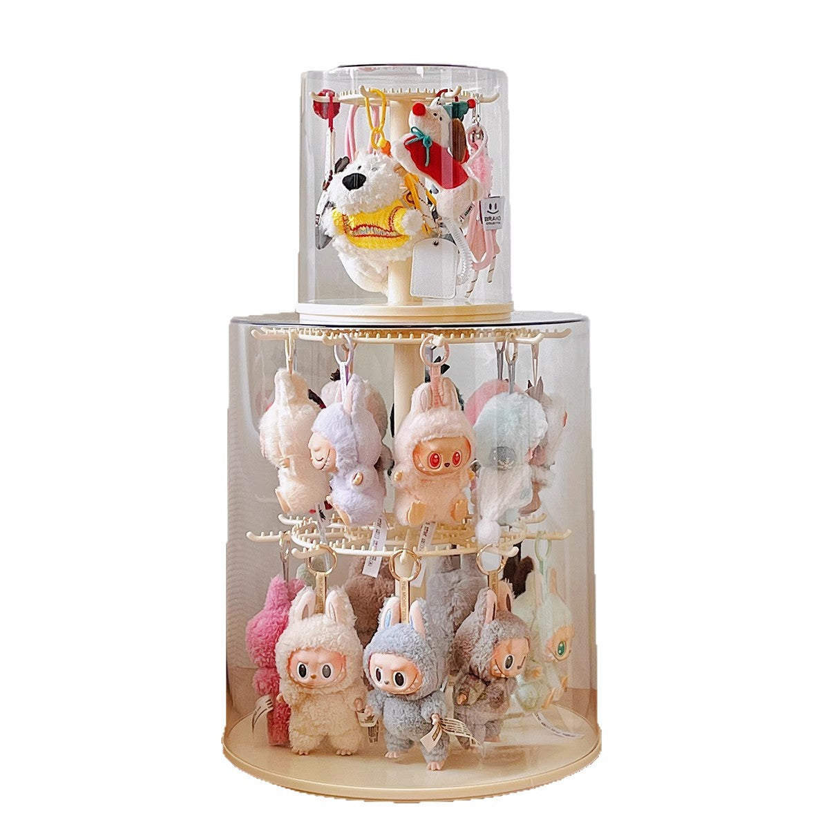 Rotating Hanging Display Rack with Cover
