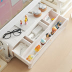Adjustable Monitor Riser Figurine Display Drawer