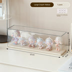 Transparent Figurine Two-Tiered Acrylic Display Box