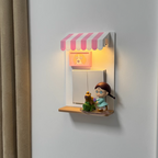 Light Switch Display Panel with Rechargeable Sensor Light
