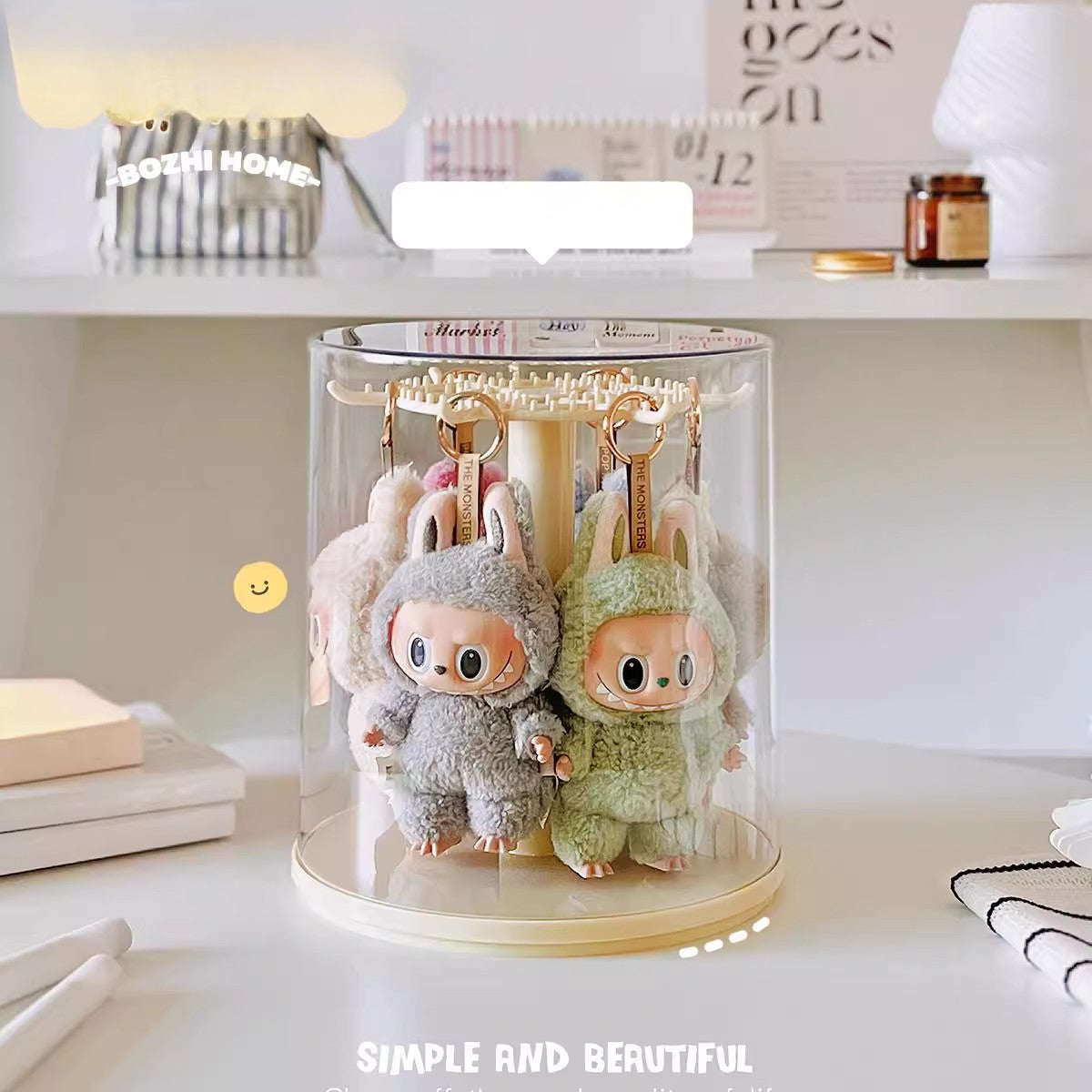 Rotating Hanging Display Rack with Cover
