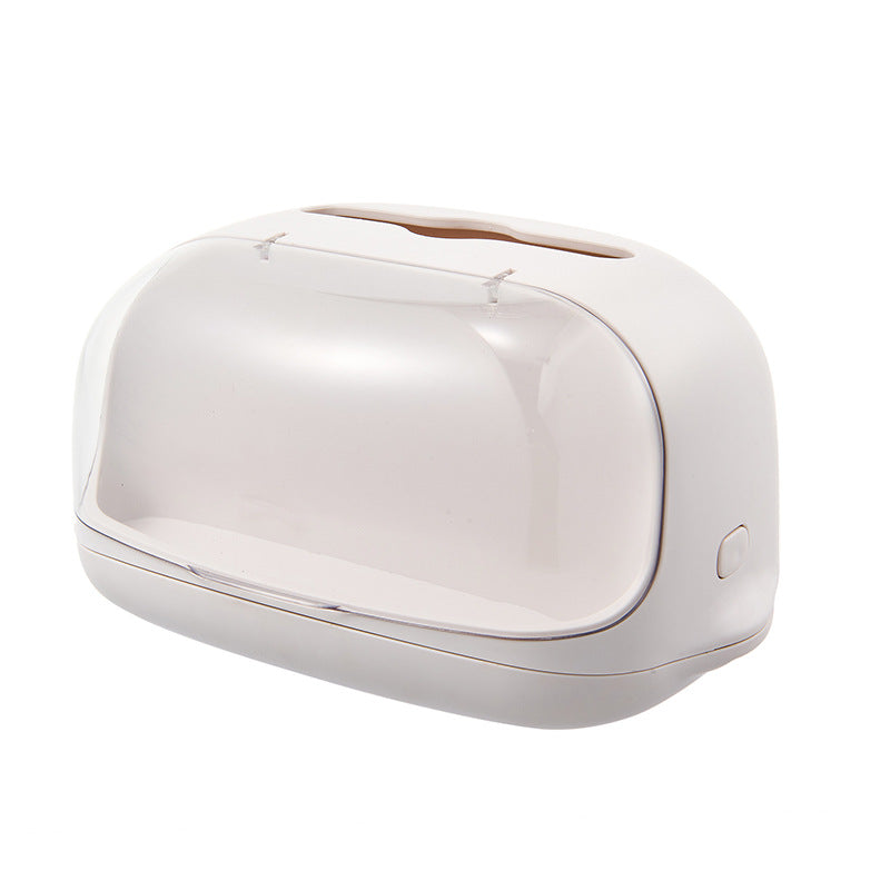 Display-Tissue Box with Support Spring