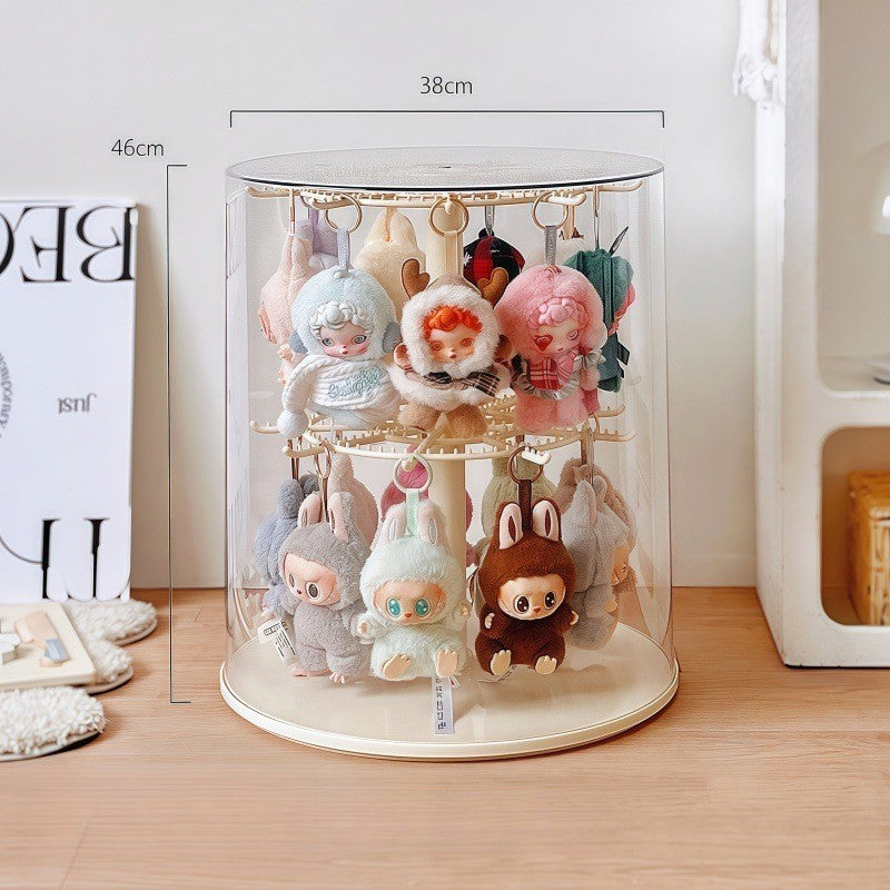 Rotating Hanging Display Rack with Cover