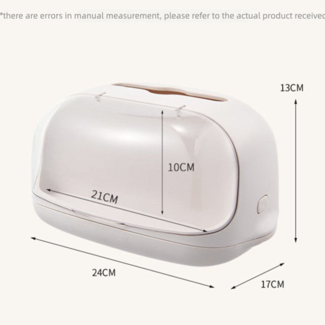 Display-Tissue Box with Support Spring