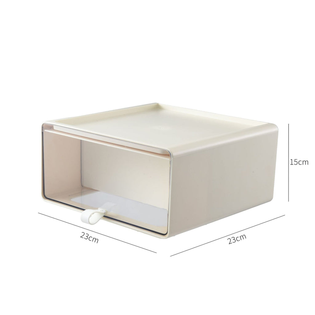 Desktop Storage Drawers with Figurine Display Box