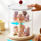Height Adjustable Rotating Display Box