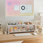 Adjustable Monitor Riser Figurine Display Drawer