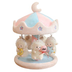 Manual Rotating Carousel Plush Display House
