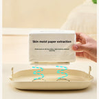 Display-Tissue Box with Support Spring