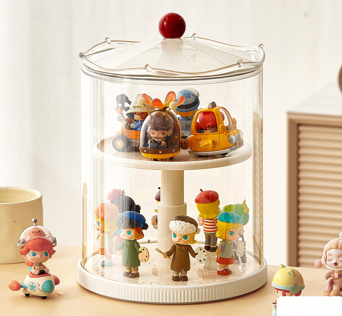 Height Adjustable Rotating Display Box