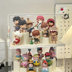 Figurines Storage Display Box with DIY Base Blocks