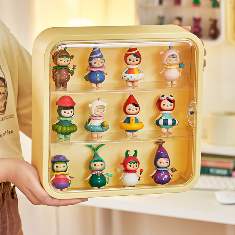 Wall-Mounted 3-Tier Figurine Display Box