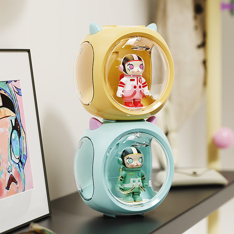 Space Capsule Wall-Mounted Acrylic Display Box