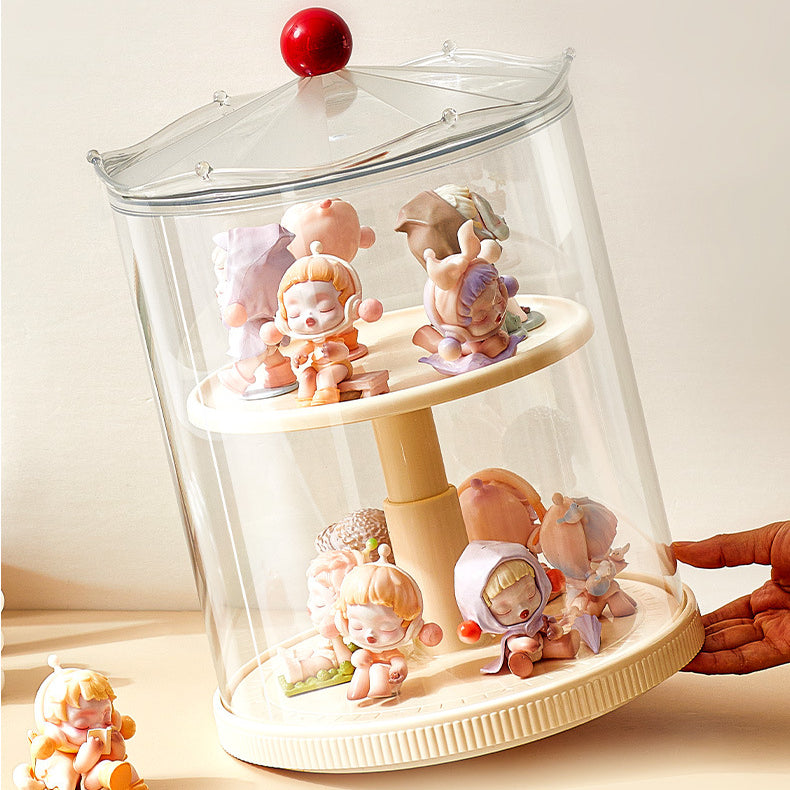 Height Adjustable Rotating Display Box