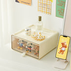 Desktop Storage Drawers with Figurine Display Box