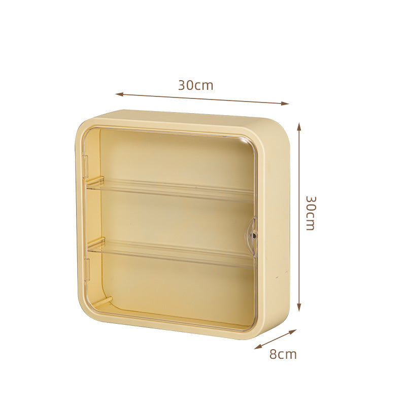Wall-Mounted 3-Tier Figurine Display Box