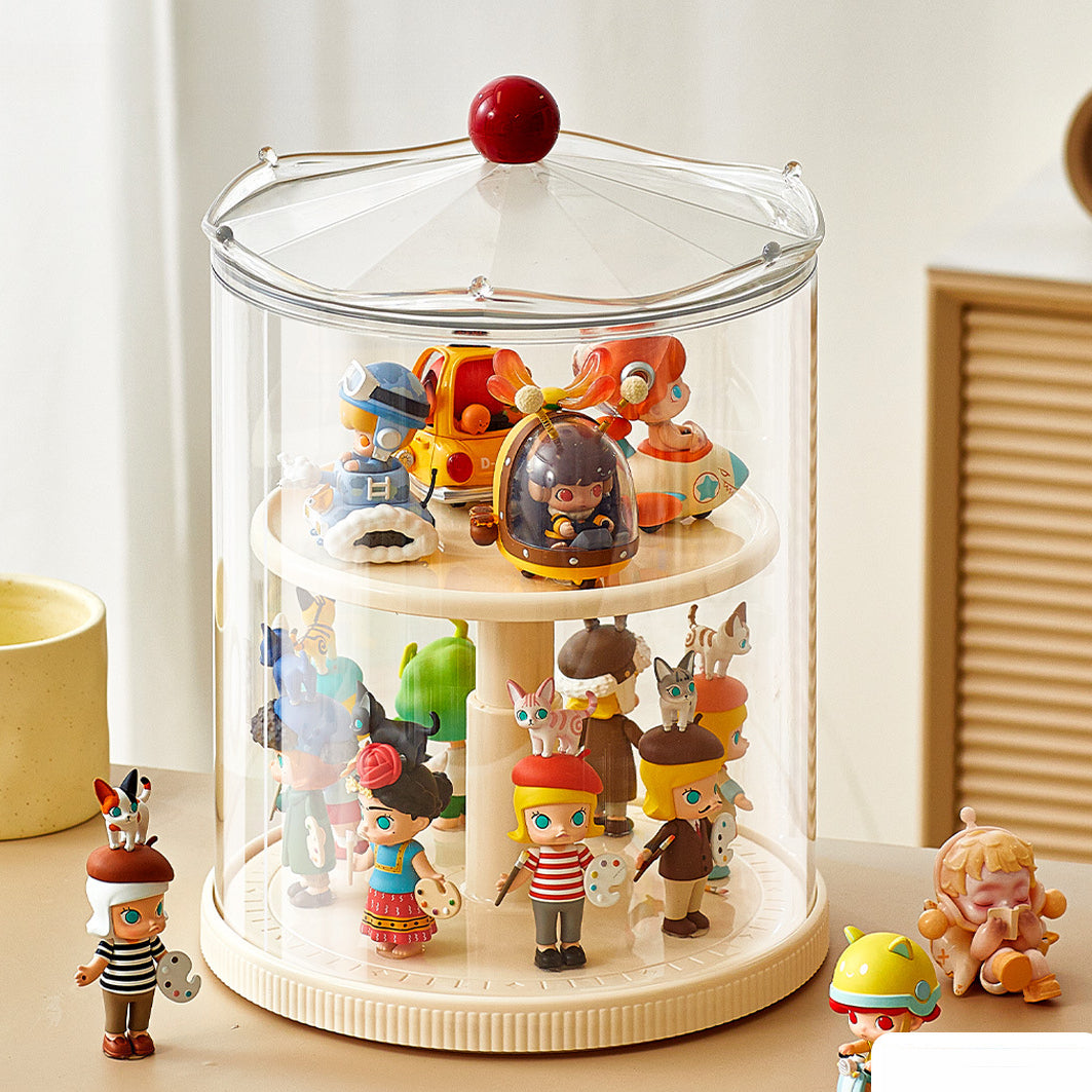 Height Adjustable Rotating Display Box