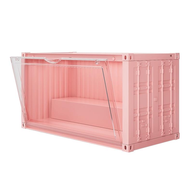 Mini Shipping Container Figurines Display Box