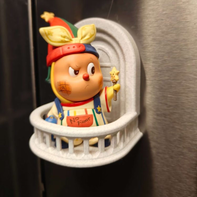 3D-Print Balcony Display Fridge Magnets (Set of 2)
