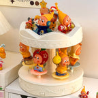 Rotating Carousel Display Case with Music