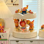 Rotating Carousel Display Case with Music