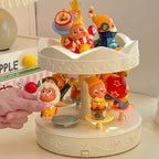 Rotating Carousel Display Case with Music