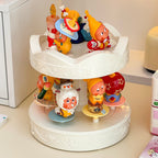 Rotating Carousel Display Case with Music