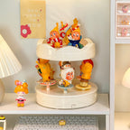 Rotating Carousel Display Case with Music