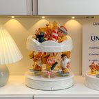 Rotating Carousel Display Case with Music