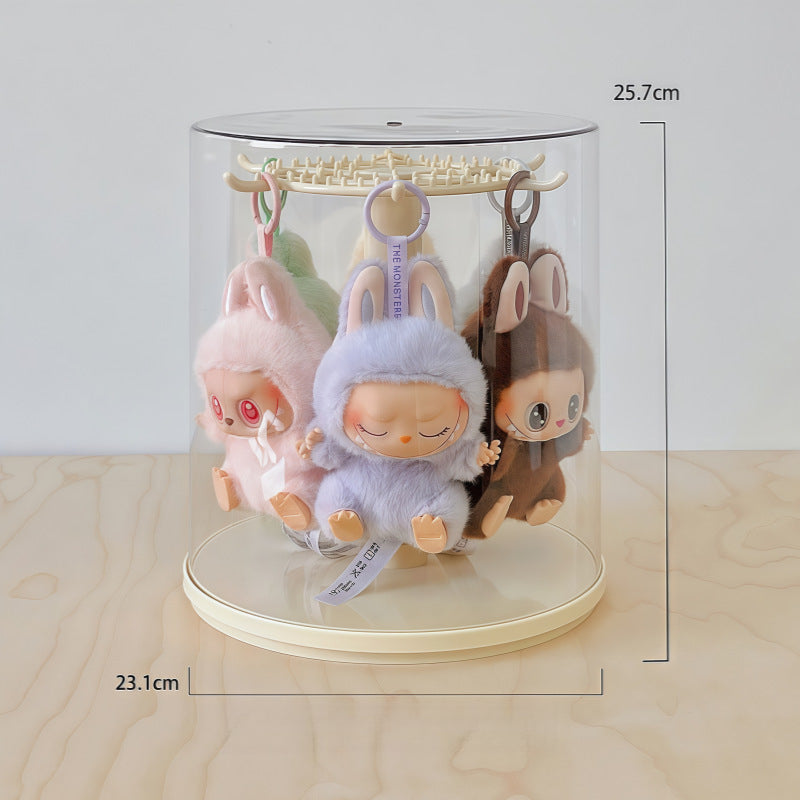 Rotating Hanging Display Rack with Cover