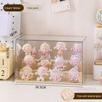 Transparent Figurine Two-Tiered Acrylic Display Box