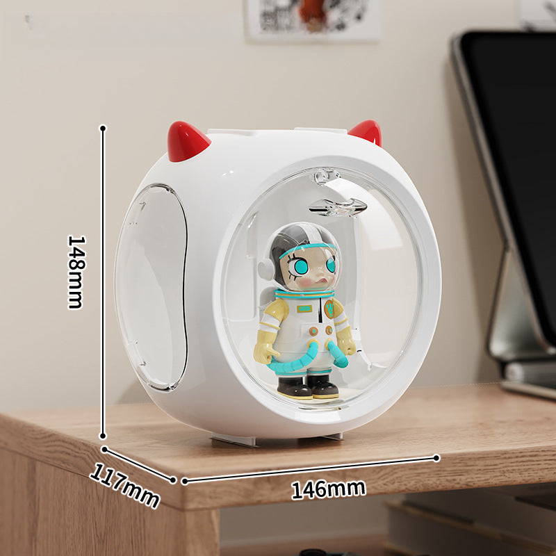 Space Capsule Wall-Mounted Acrylic Display Box