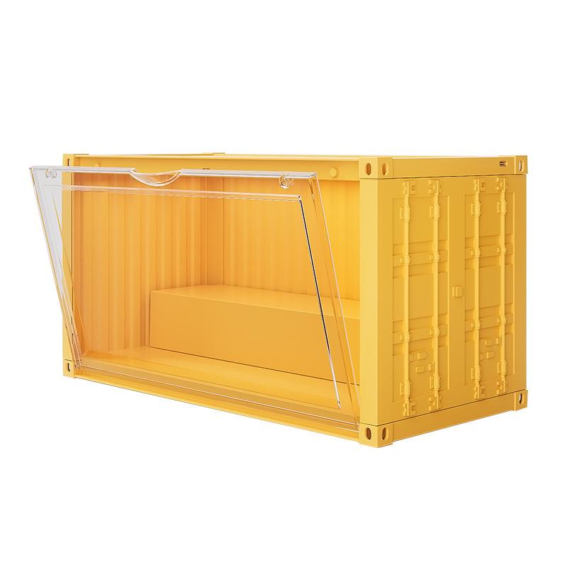 Mini Shipping Container Figurines Display Box