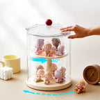 Height Adjustable Rotating Display Box