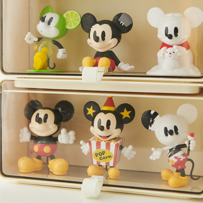 Desktop Storage Drawers with Figurine Display Box