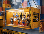 Mini Shipping Container Figurines Display Box