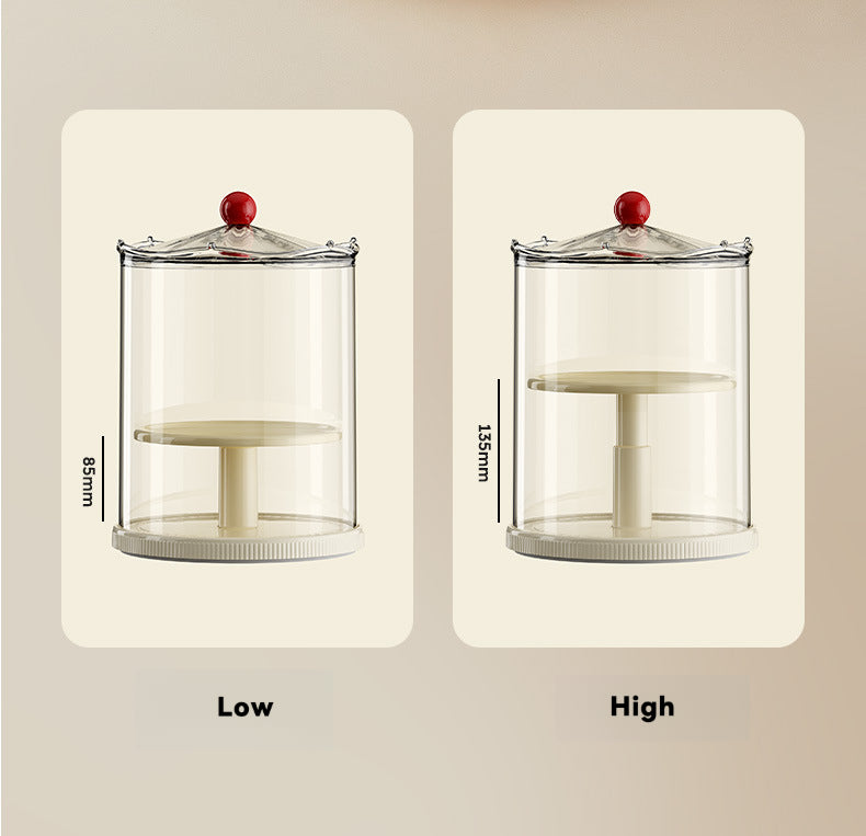 Height Adjustable Rotating Display Box