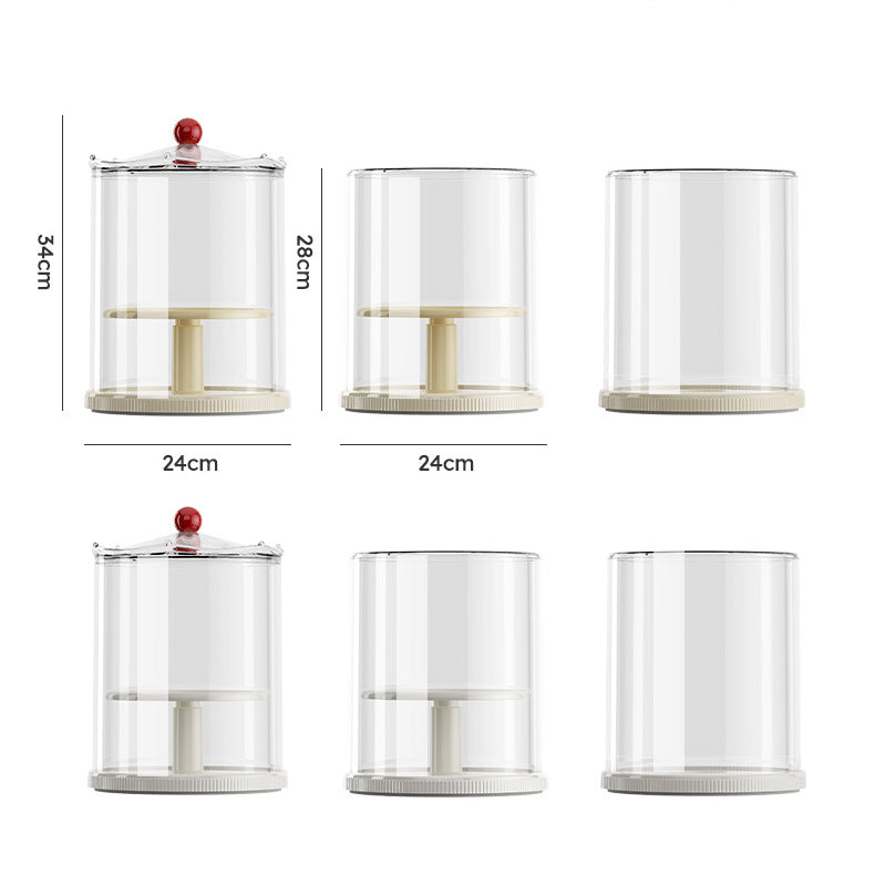 Height Adjustable Rotating Display Box