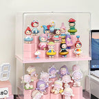 Figurines Storage Display Box with DIY Base Blocks