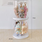 Rotating Hanging Display Rack with Cover