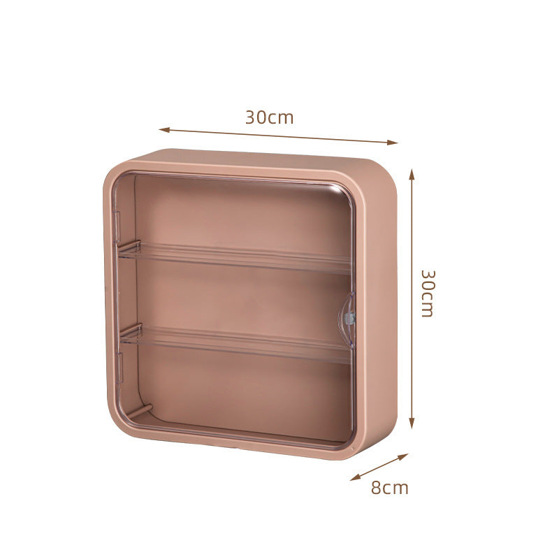 Wall-Mounted 3-Tier Figurine Display Box