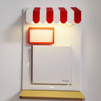 Light Switch Display Panel with Rechargeable Sensor Light