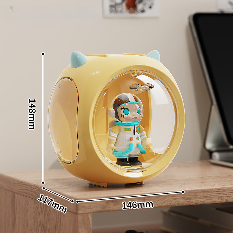 Space Capsule Wall-Mounted Acrylic Display Box