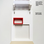 Light Switch Display Panel with Rechargeable Sensor Light
