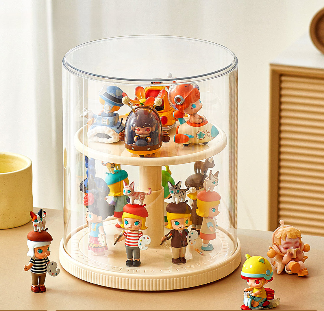 Height Adjustable Rotating Display Box