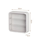 Wall-Mounted 3-Tier Figurine Display Box