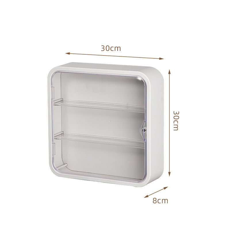 Wall-Mounted 3-Tier Figurine Display Box
