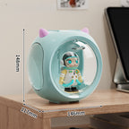 Space Capsule Wall-Mounted Acrylic Display Box