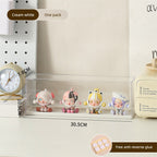 Transparent Figurine Two-Tiered Acrylic Display Box